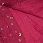 Maroon ethnic sleeveless frock for baby girls from Boon Babies, featuring traditional design and comfortable fabric.