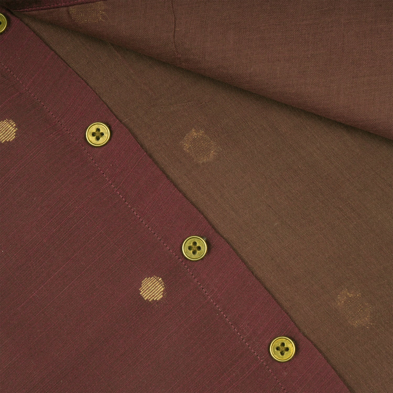 Yellow raw silk ethnic shirt and matching dhoti for festive wear, by Boon Babies, displayed on a hanger.