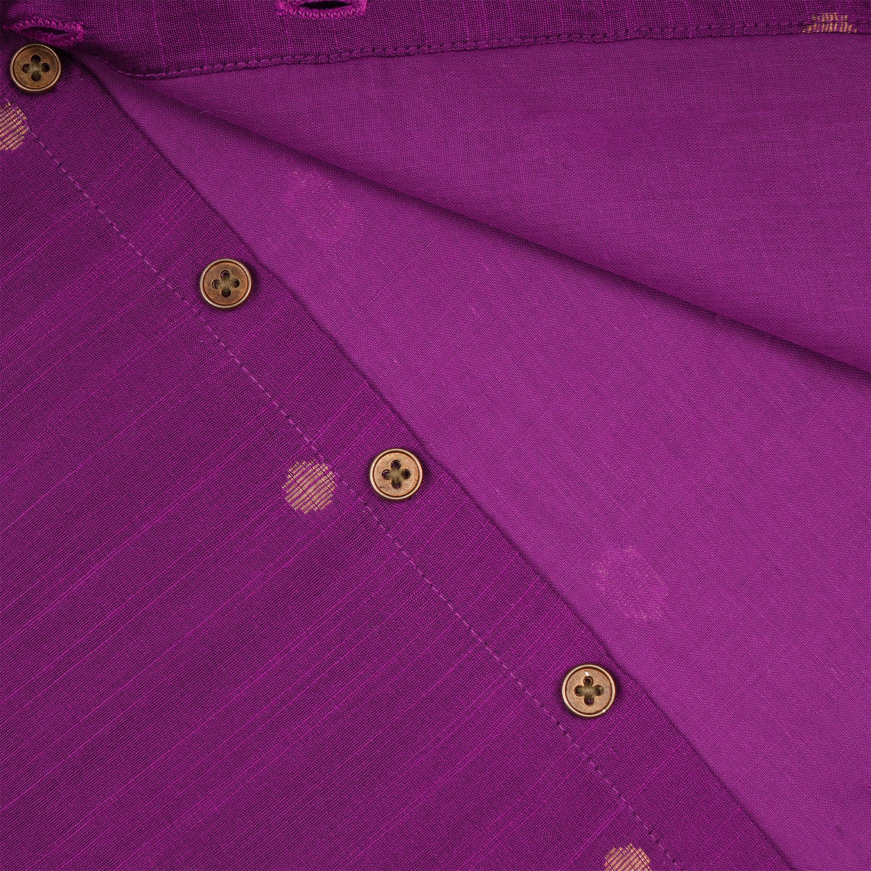 Boys purple silk butta shirt and dhoti set by Booon Babies, traditional festive ethnic wear for boys, with intricate silk detailing.