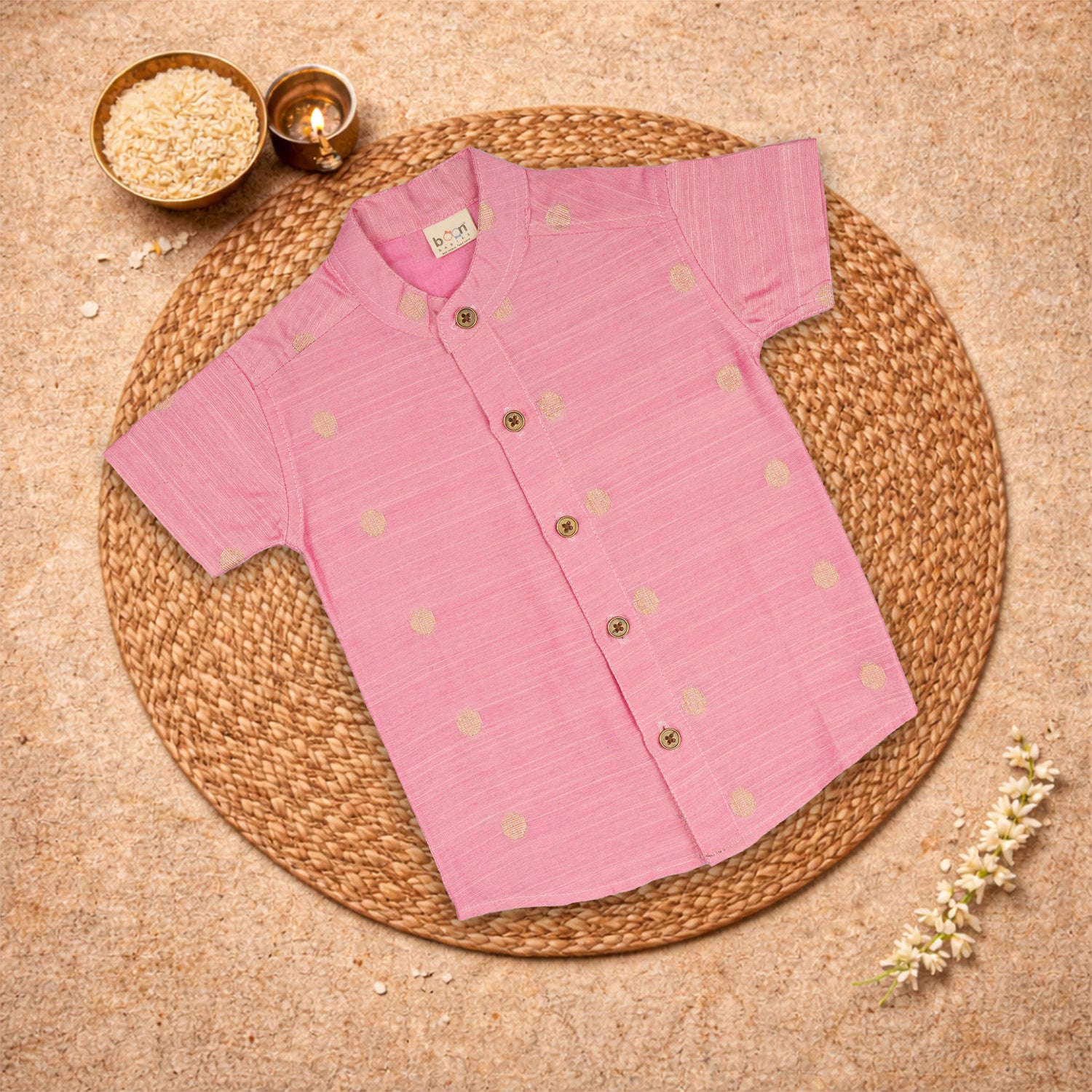 Premium Raw Silk Festive Wear – Baby Pink