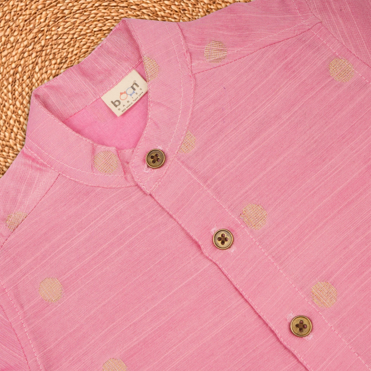 Premium Raw Silk Festive Wear – Baby Pink