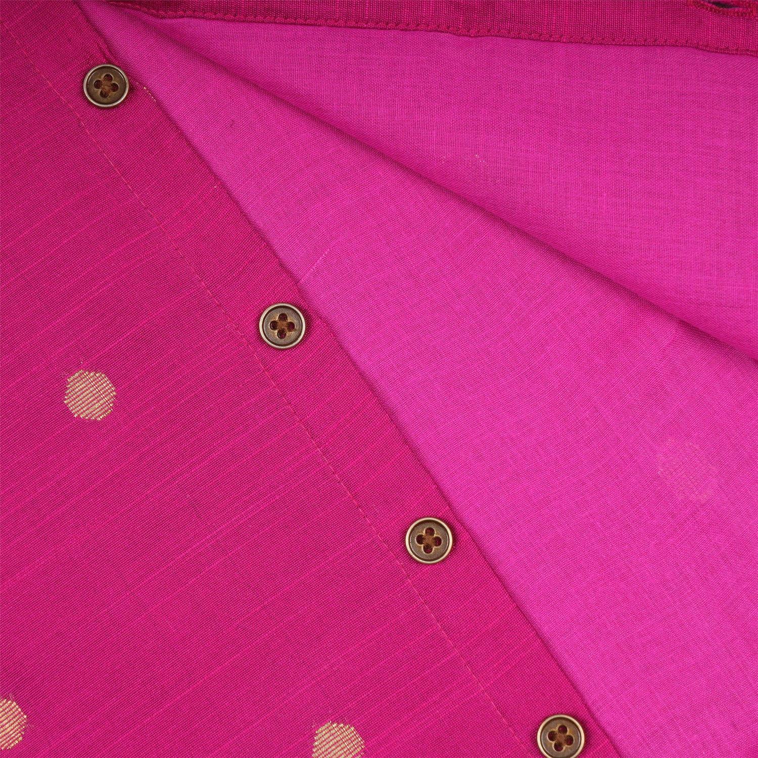 Boys pink silk butta shirt and dhoti set by Booon Babies, traditional ethnic festive outfit with intricate design details.