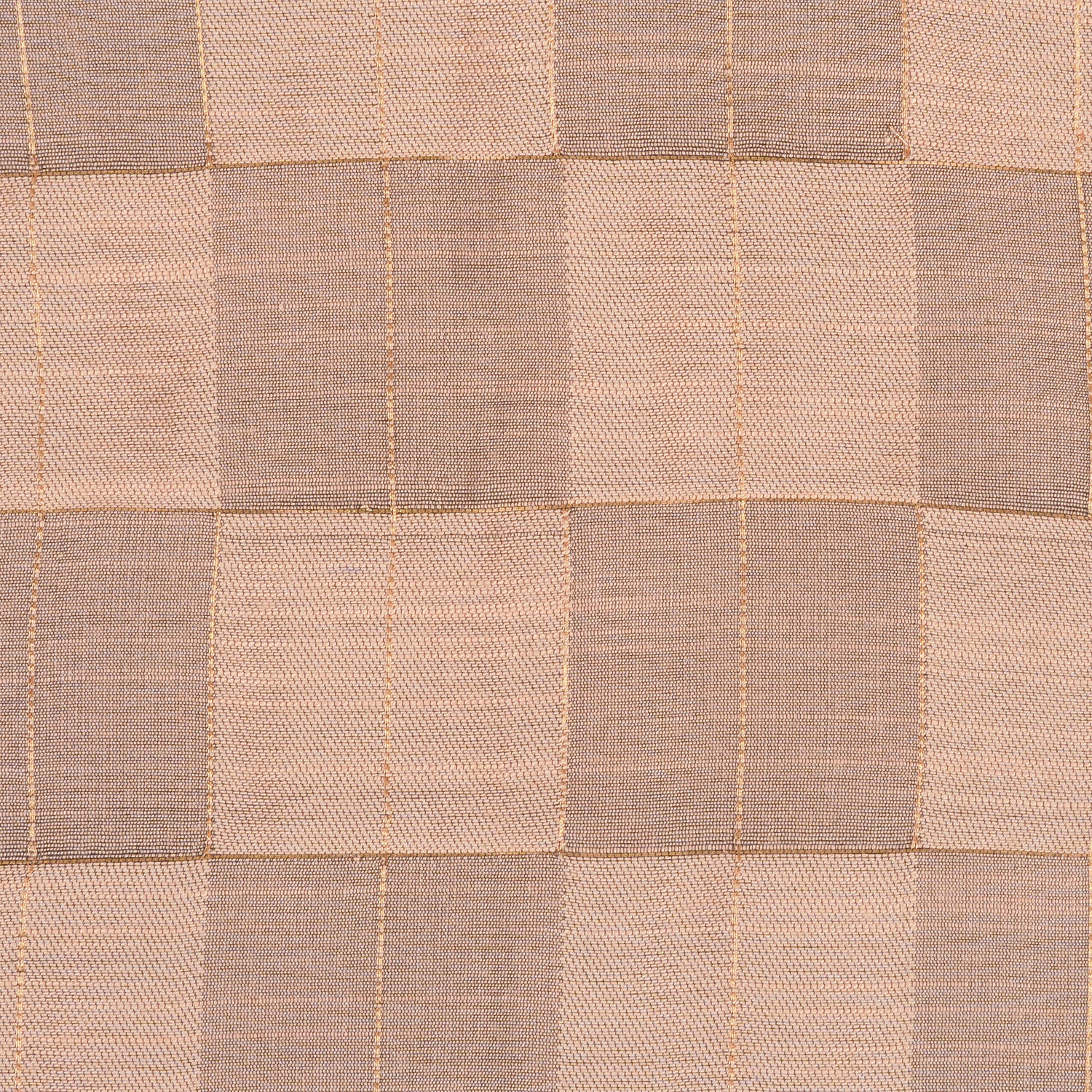 Pastel beige silk shirt with subtle golden checks, folded neatly beside a white veshti – premium boys’ ethnic shirt from Boon Babies, Coimbatore.