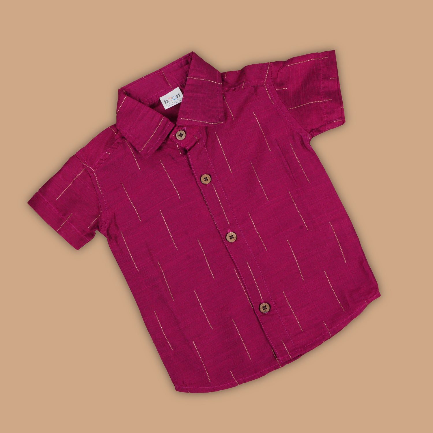 Charming in Maroon - Silk Shirt for Every Occasion