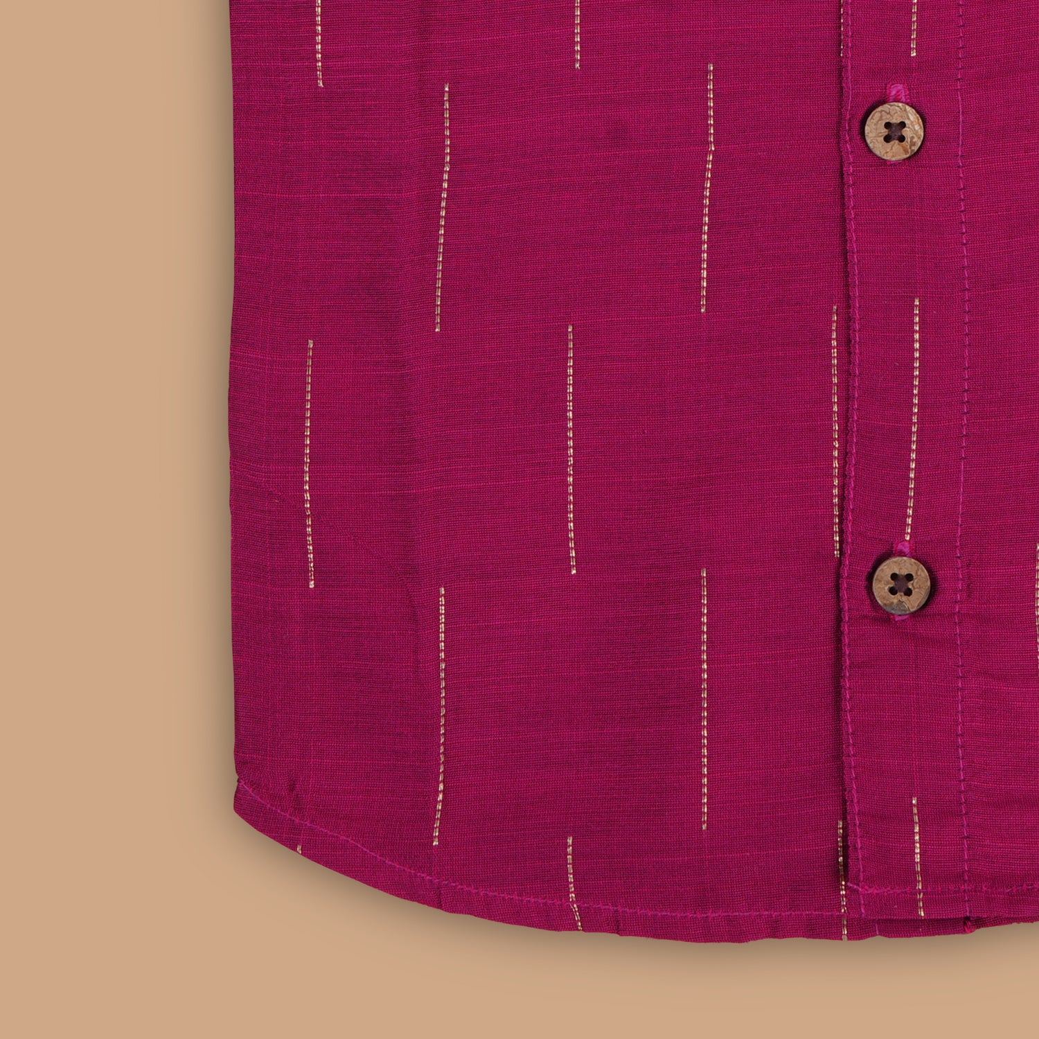 Charming in Maroon - Silk Shirt for Every Occasion