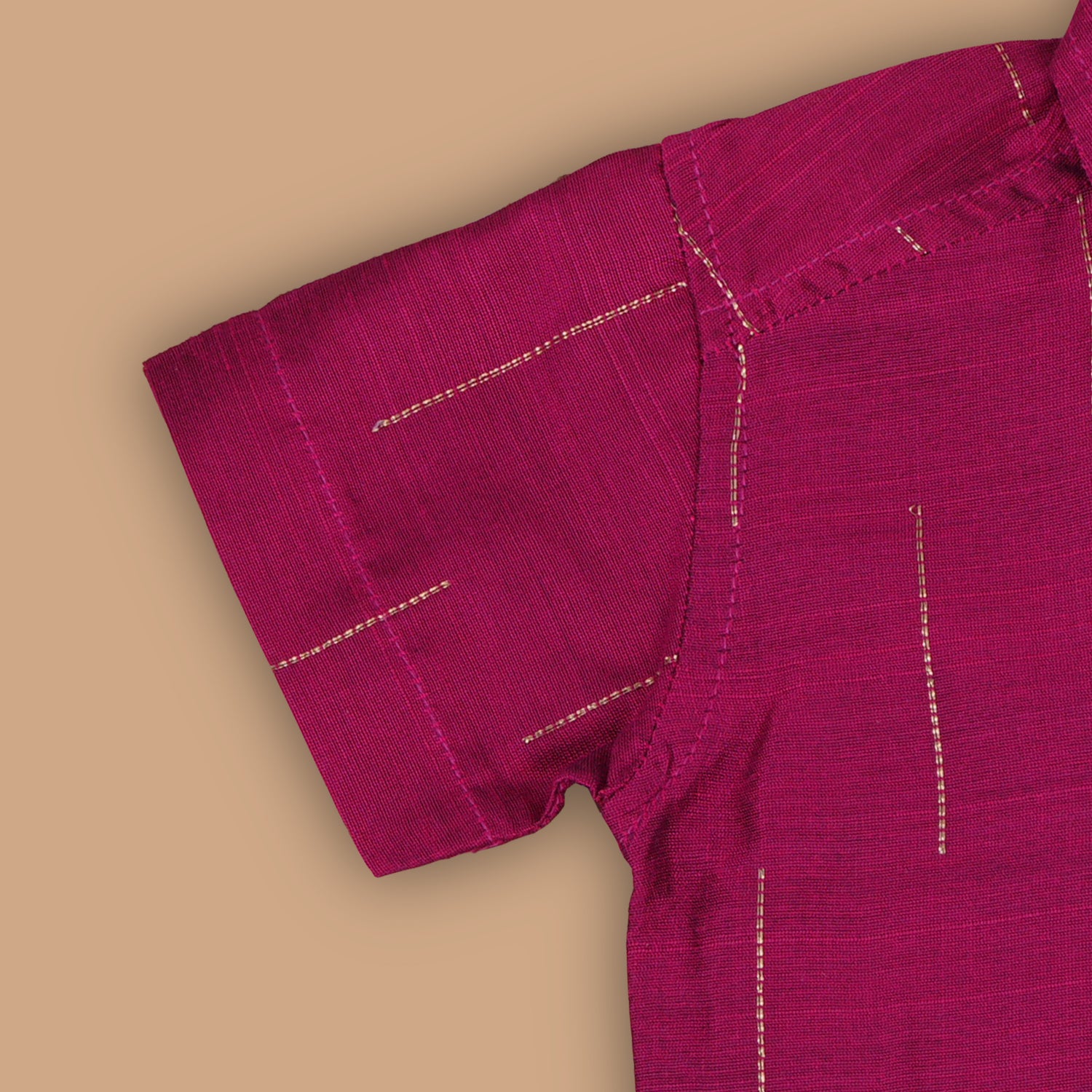 Charming in Maroon - Silk Shirt for Every Occasion