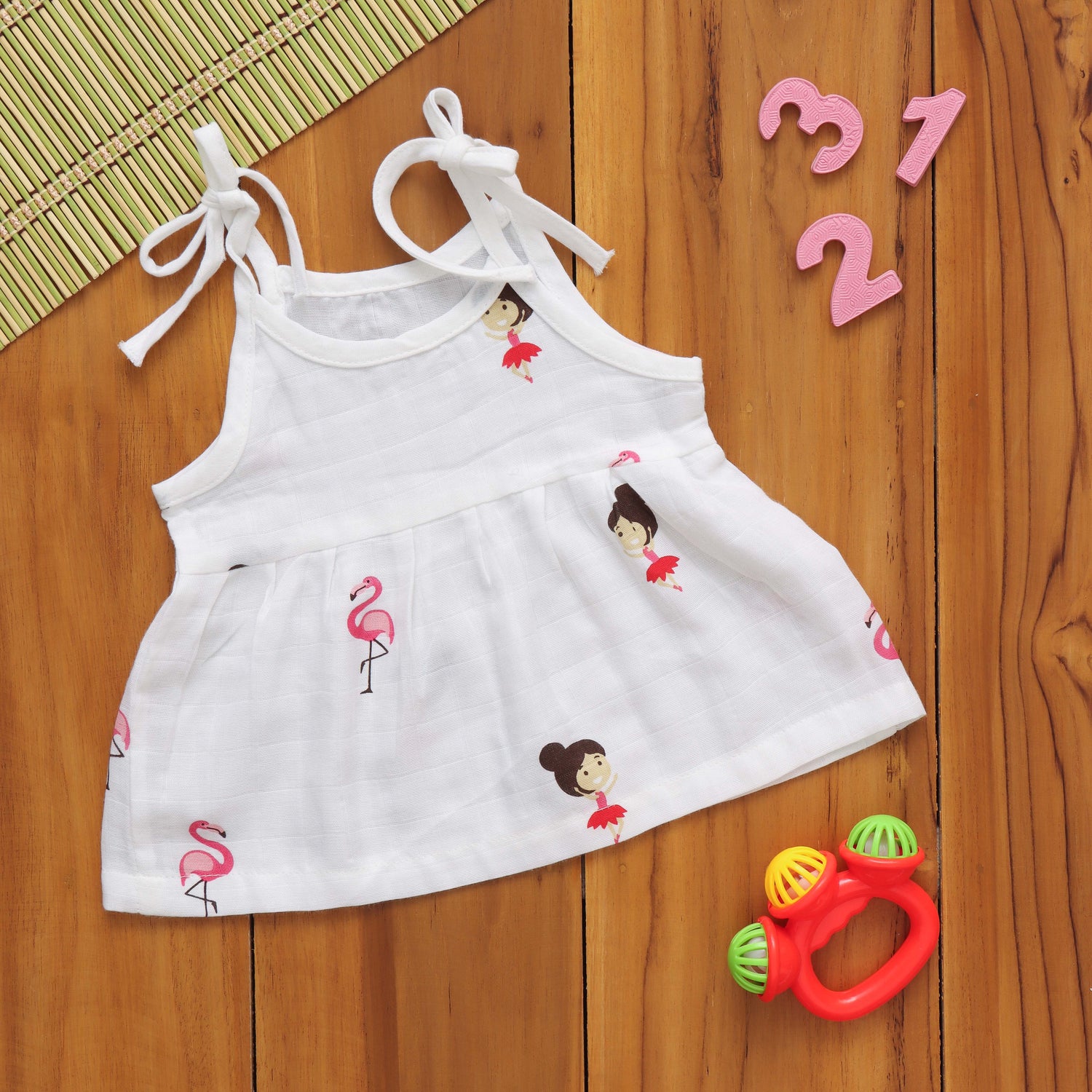 Dazzling Dots: Beautiful Baby Frock with Fun Prints