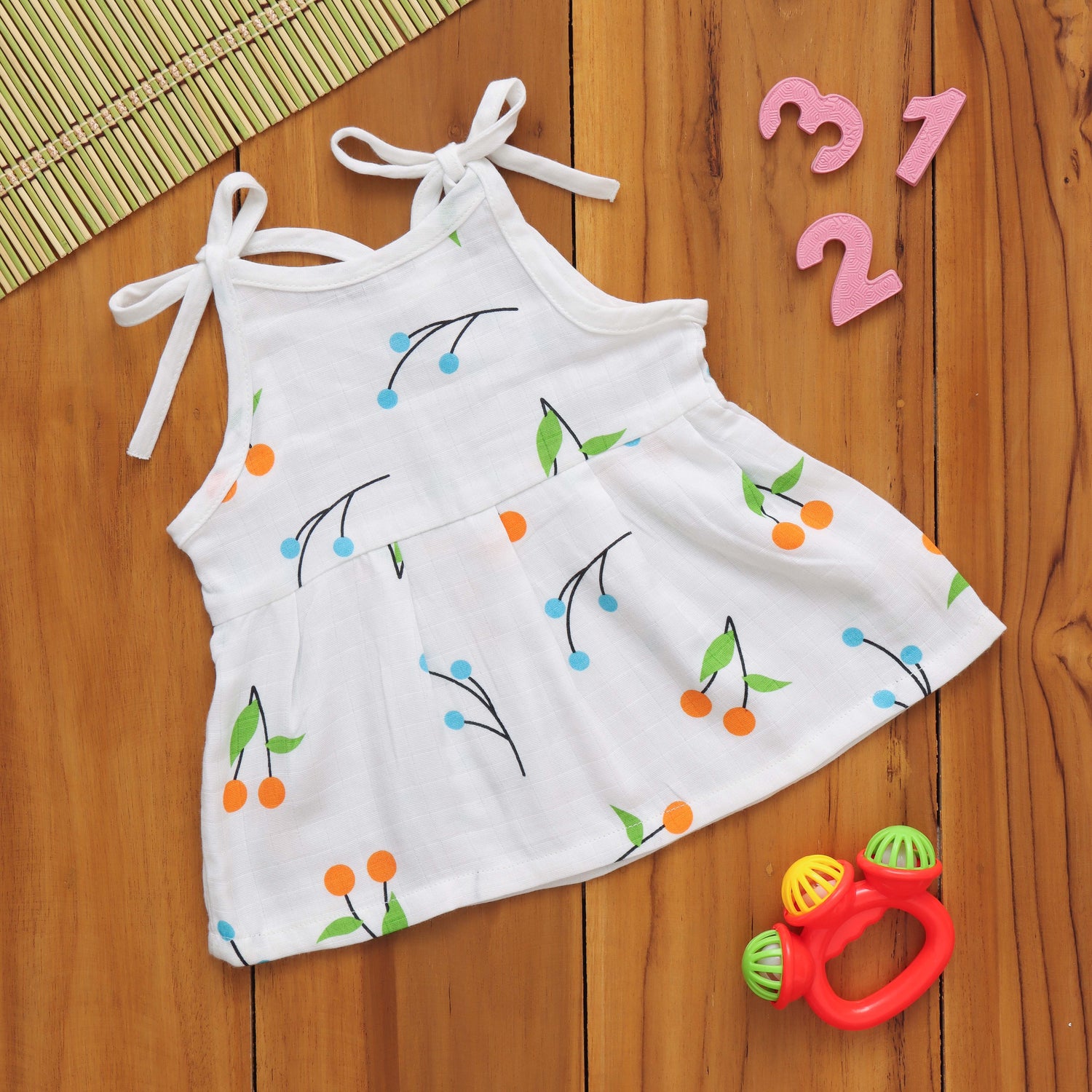 Dazzling Dots: Beautiful Baby Frock with Fun Prints