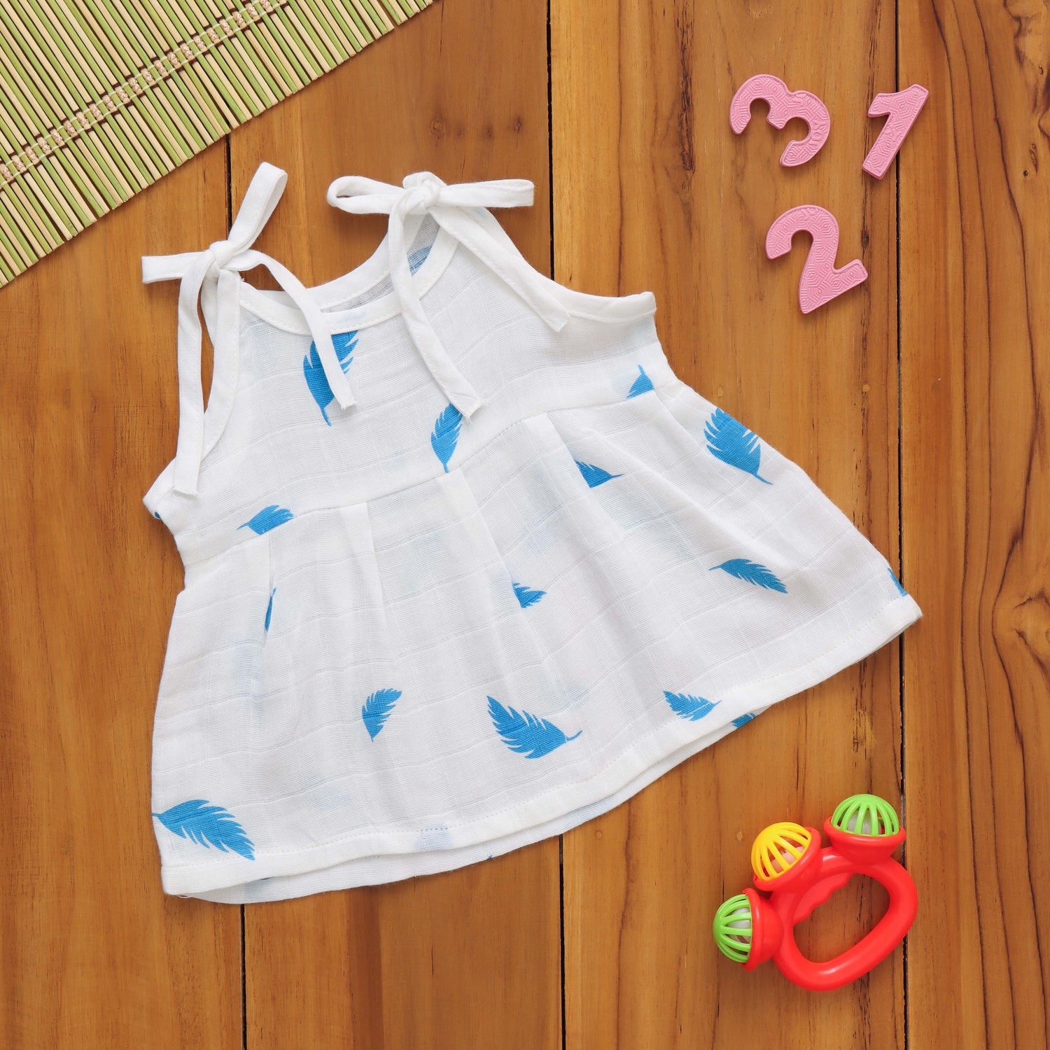 Dazzling Dots: Beautiful Baby Frock with Fun Prints