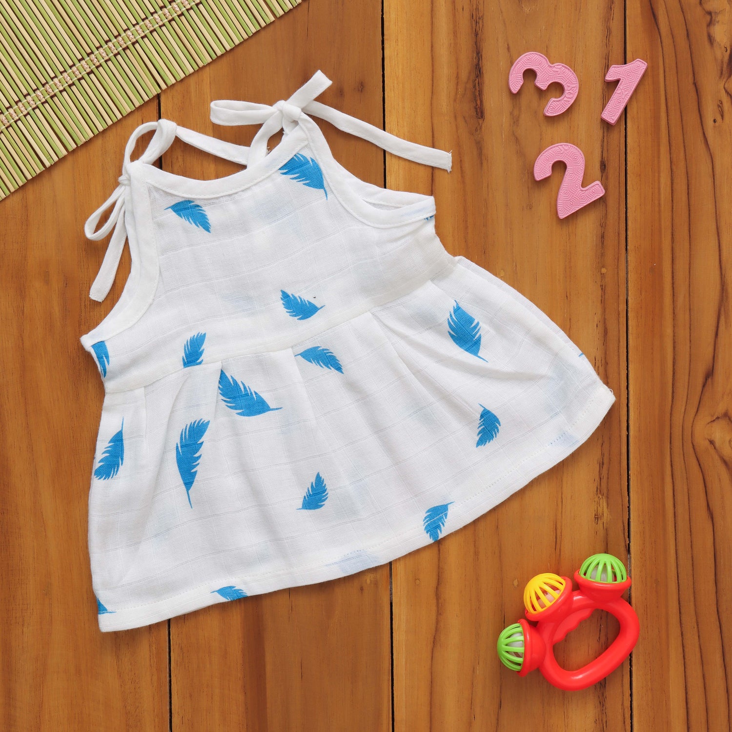 Dazzling Dots: Beautiful Baby Frock with Fun Prints