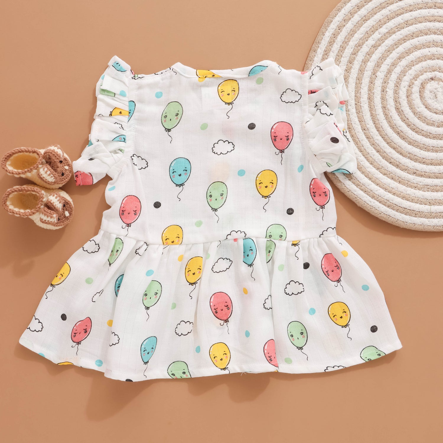 Pops of Color: Cute And Fun Printed Baby Frock