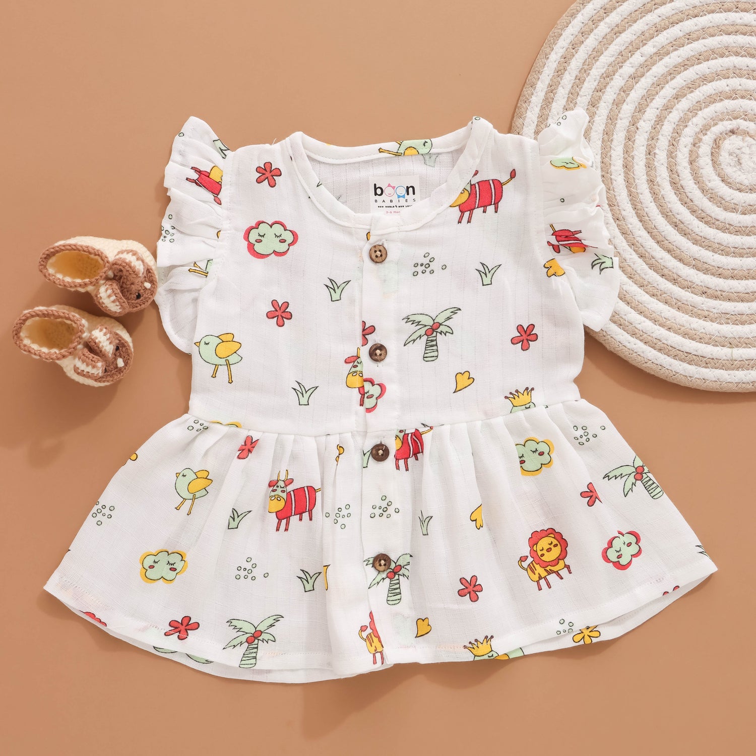 Pops of Color: Cute And Fun Printed Baby Frock