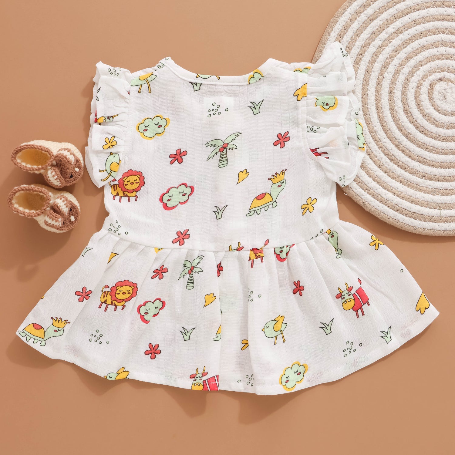 Pops of Color: Cute And Fun Printed Baby Frock