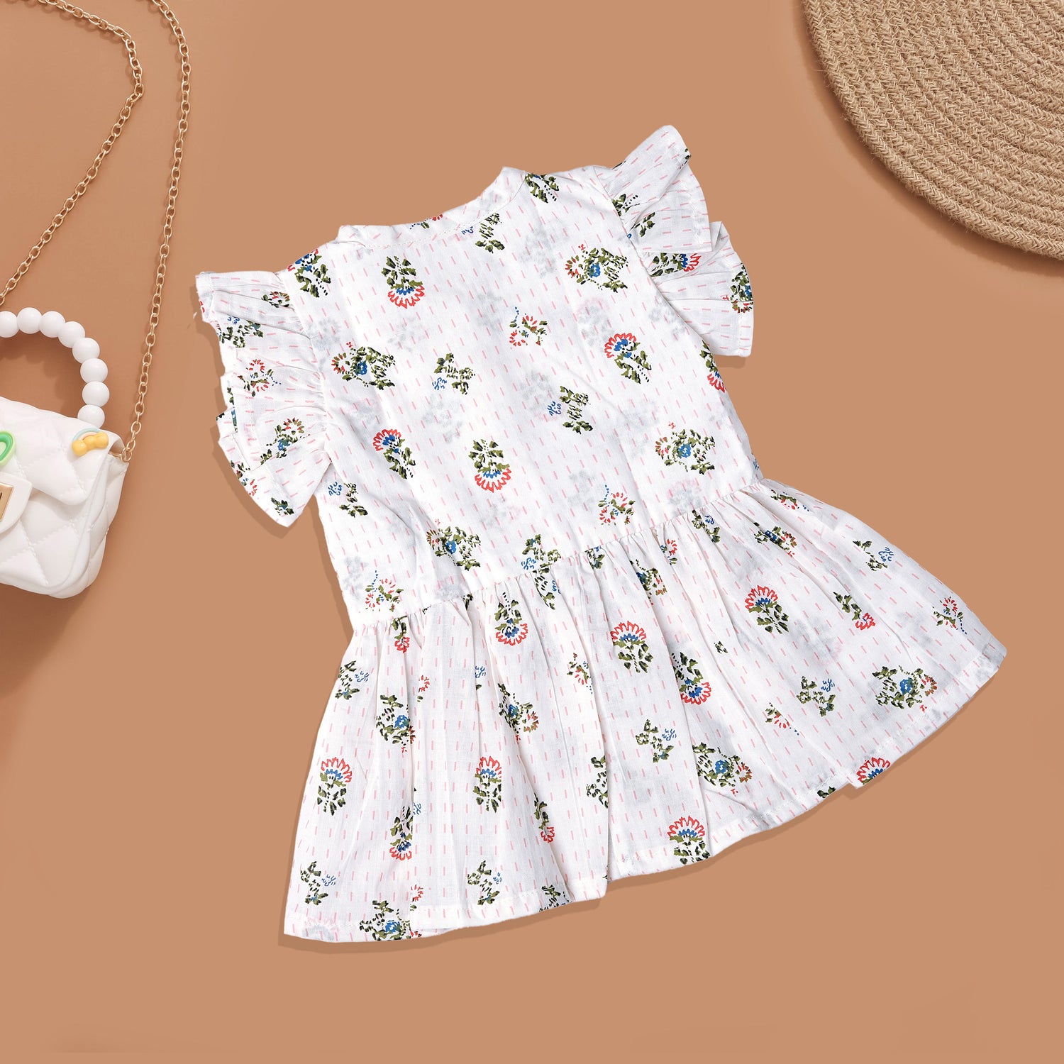 Vibrant Cotton Frock for Babies with Cute Designs