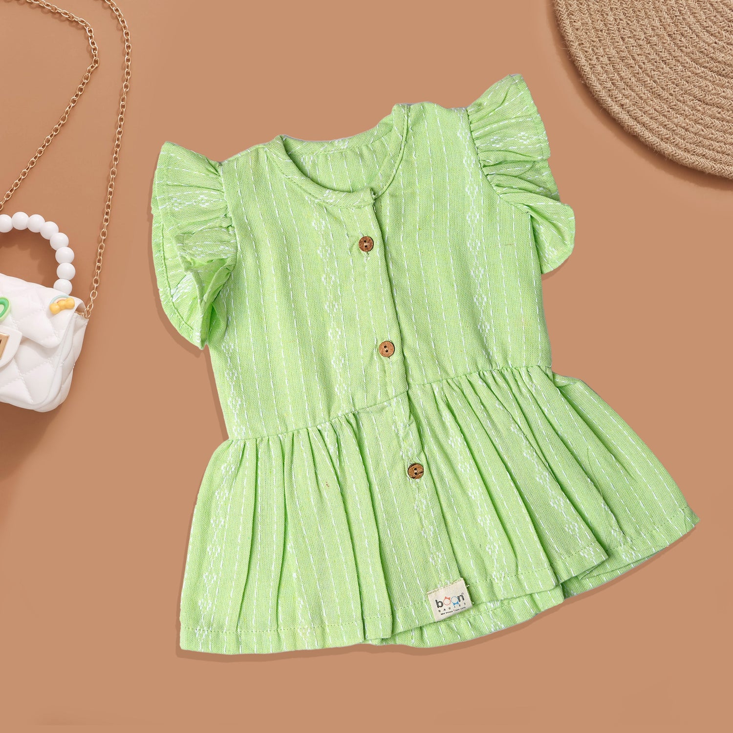 Adorable Baby Cotton Frock with Playful Patterns