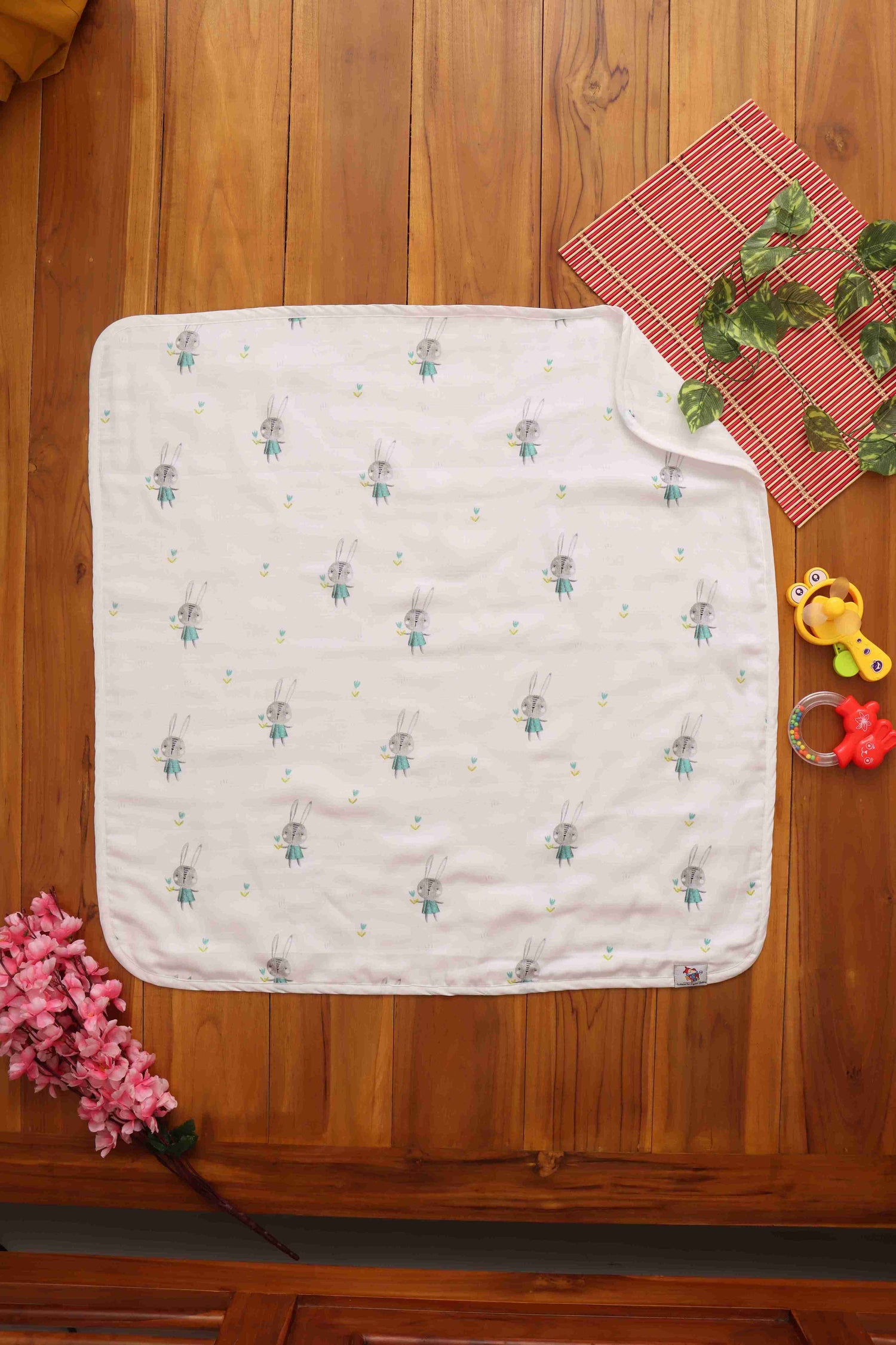 Boon Babies Delightful Muslin Baby Blanket Cute Prints Ultimate Comfort