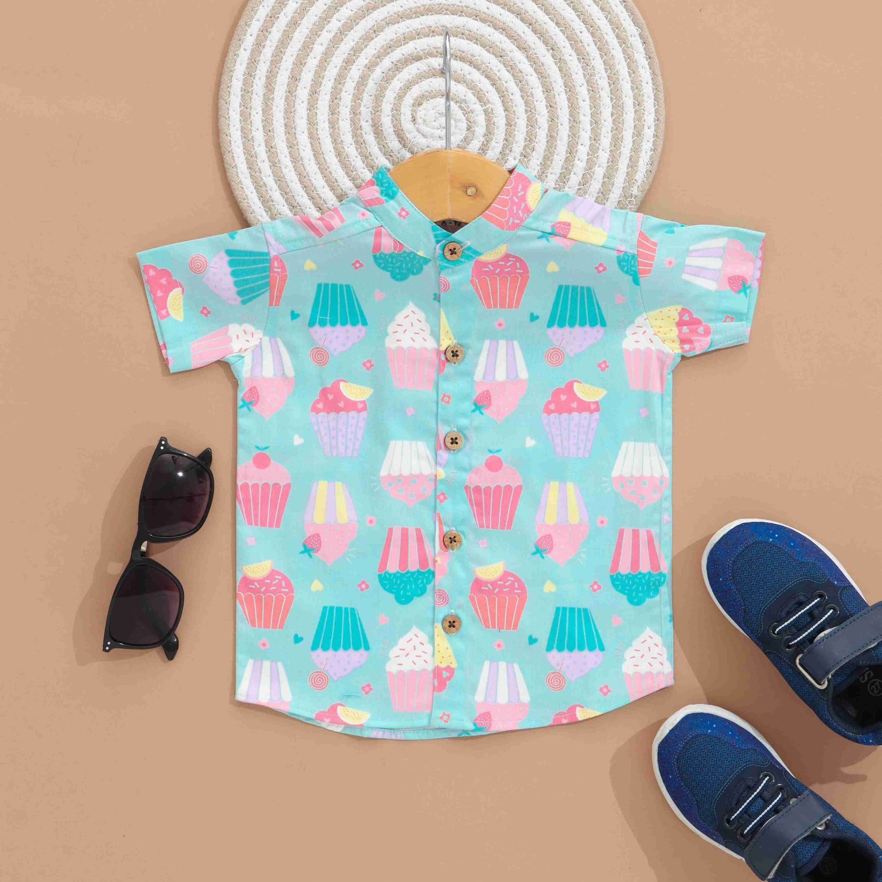 Boon Babies Casual Printed Shirt Boys Fashionable Kids Wear