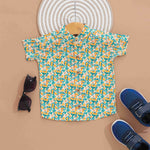 Boon Babies Fancy Fruits Printed Shirt Boys Vibrant Stylish Kids Fashion