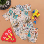 Boon Babies Leafy Delight Trendy Boys Shirt Shorts Nature Prints