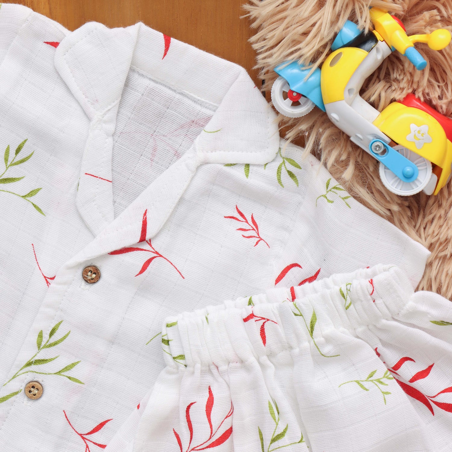 Playtime Set: Cute Boys Shirt and Shorts Set