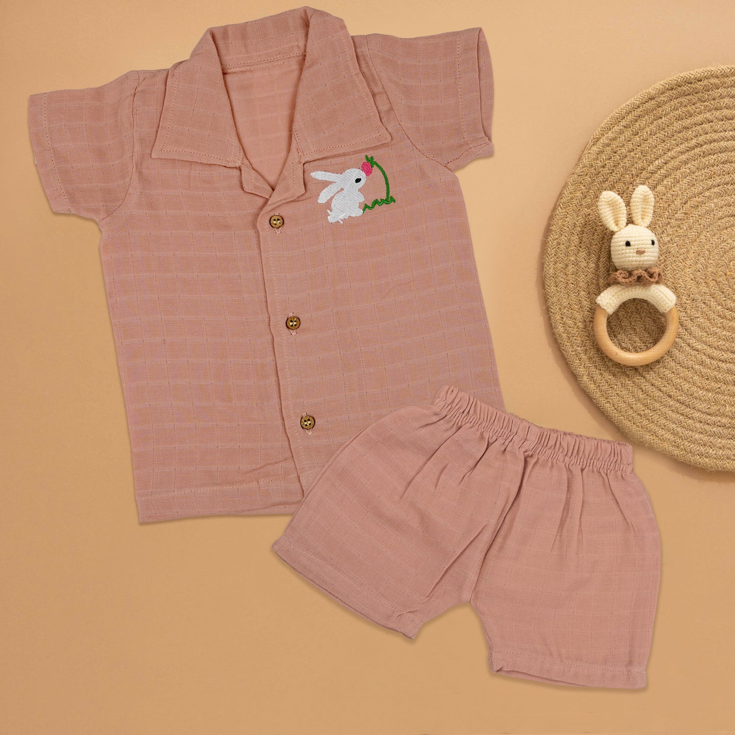 Mini Trendsetter: Boys Stylish Shirt and Shorts Set