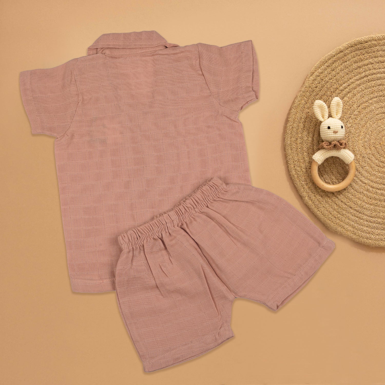 Mini Trendsetter: Boys Stylish Shirt and Shorts Set