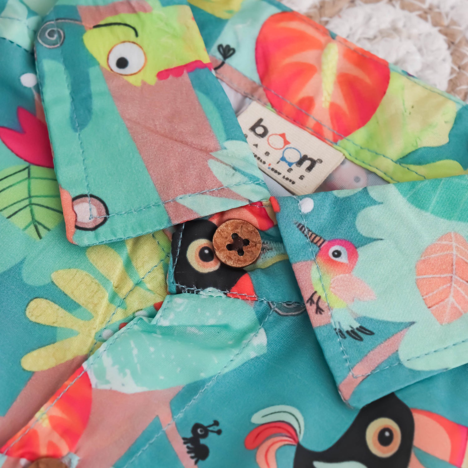 Safari Vibes: Jungle Animals Shirt for Little Explorers