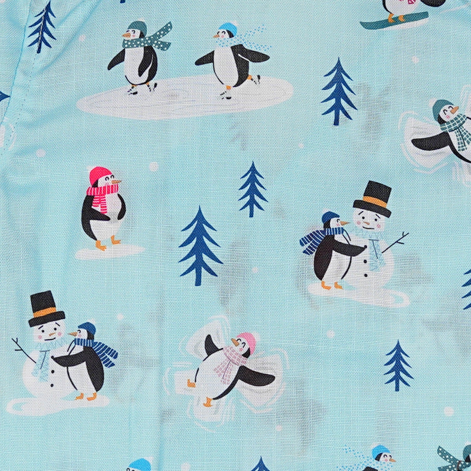 Chill Penguins Kids Shirt & Shorts Set - Perfect for Playful Days