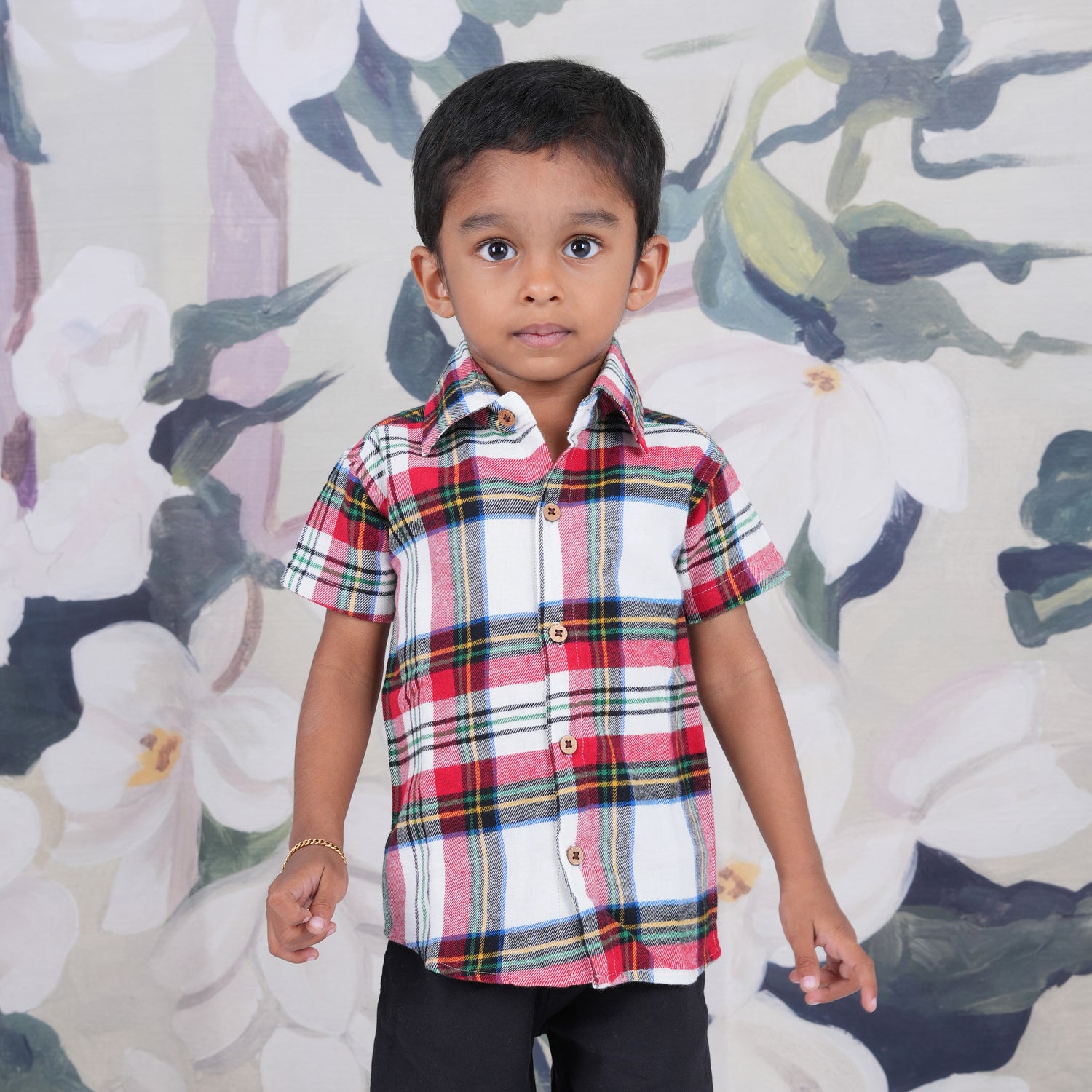 Charming Boys Check Shirt for Casual Outings