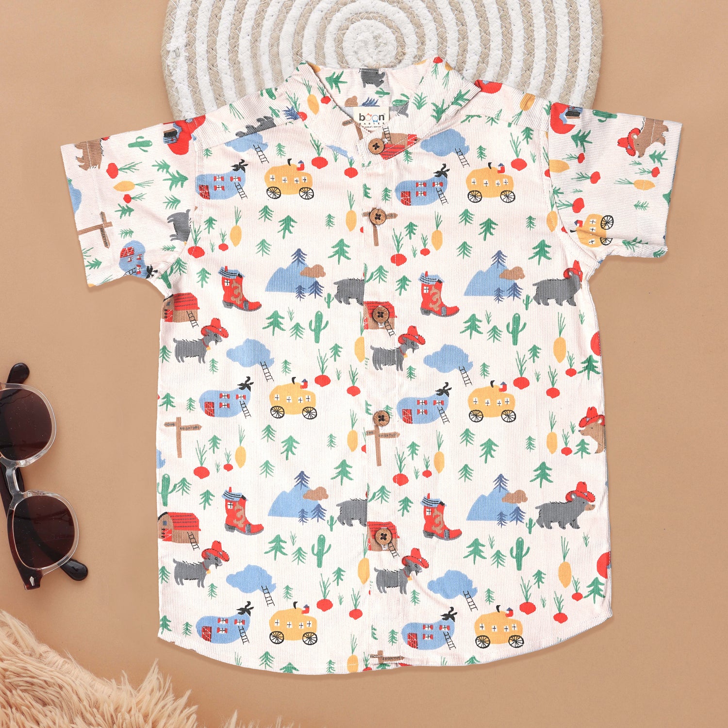 Kids Printed Shirt - Adventure Themed Delight