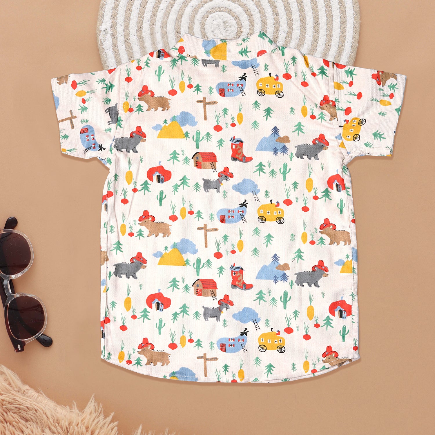 Kids Printed Shirt - Adventure Themed Delight