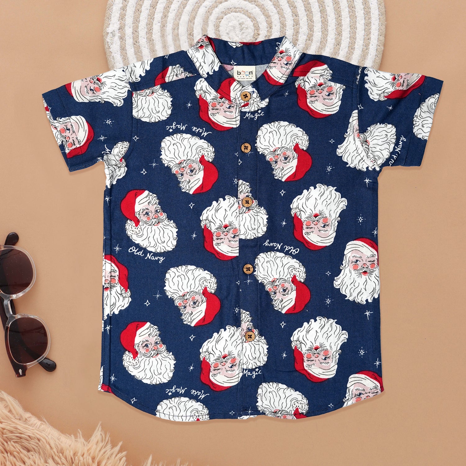 Festive Magic Boys' Santa Shirt - Holiday Edition!