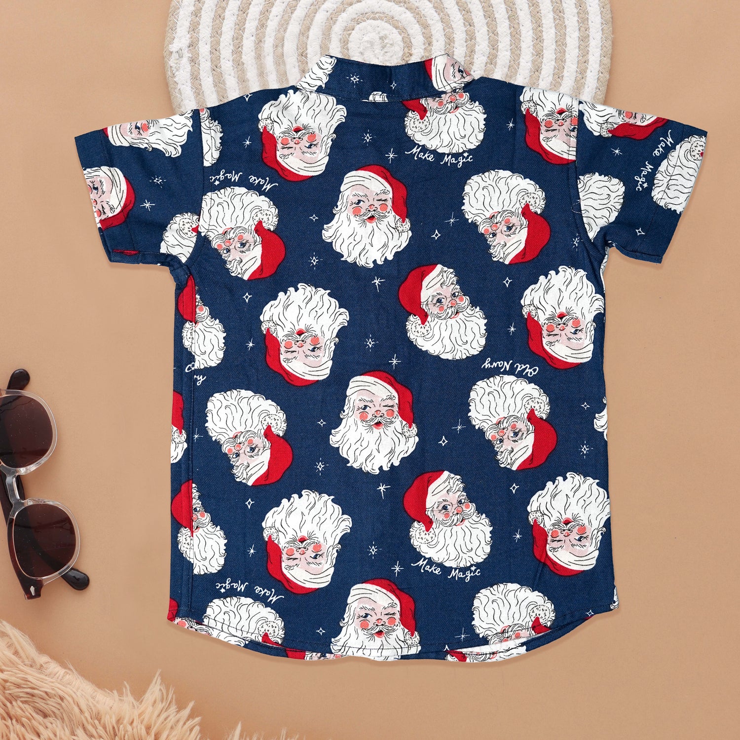 Festive Magic Boys' Santa Shirt - Holiday Edition!