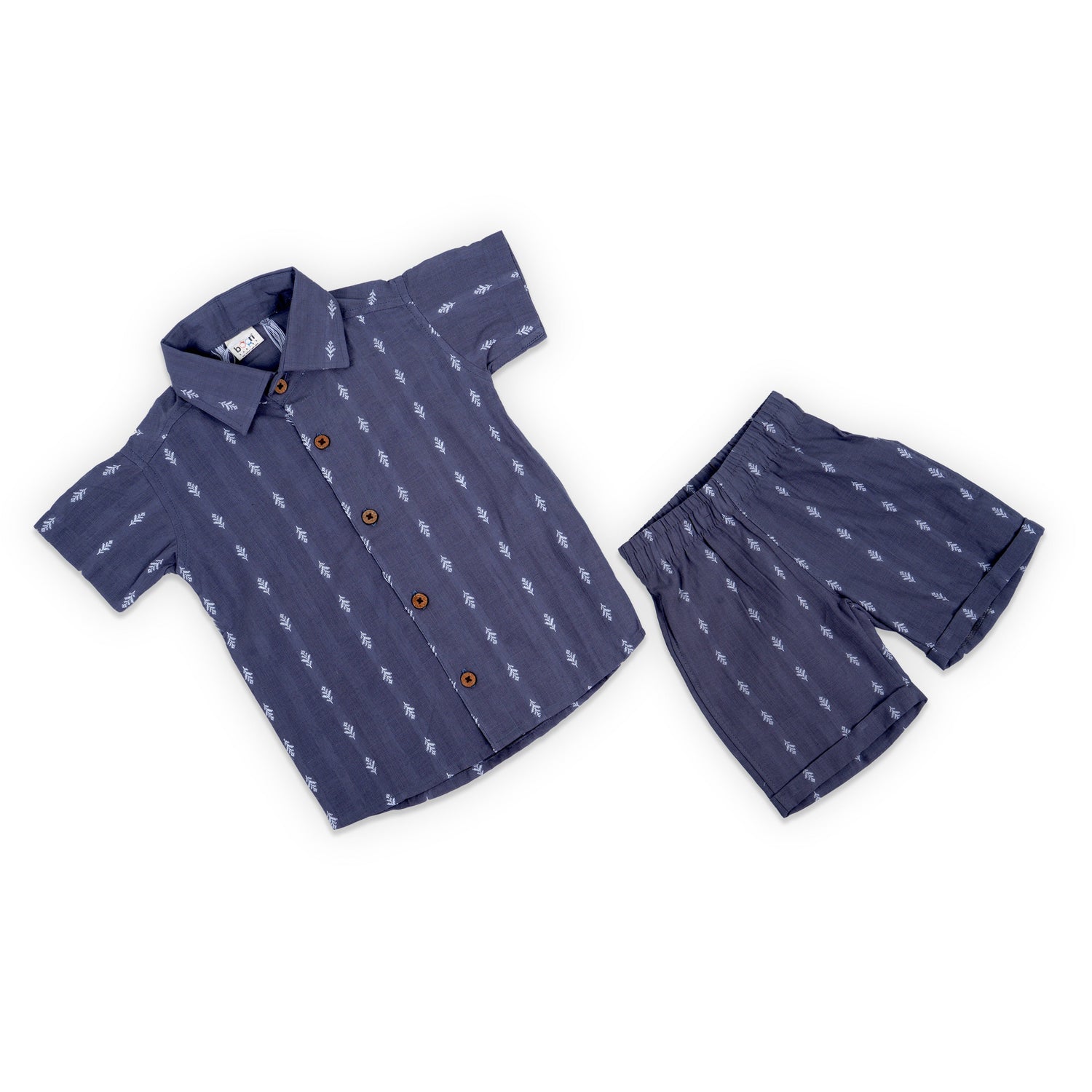 Elegant Boys South Cotton Shirt With Shorts