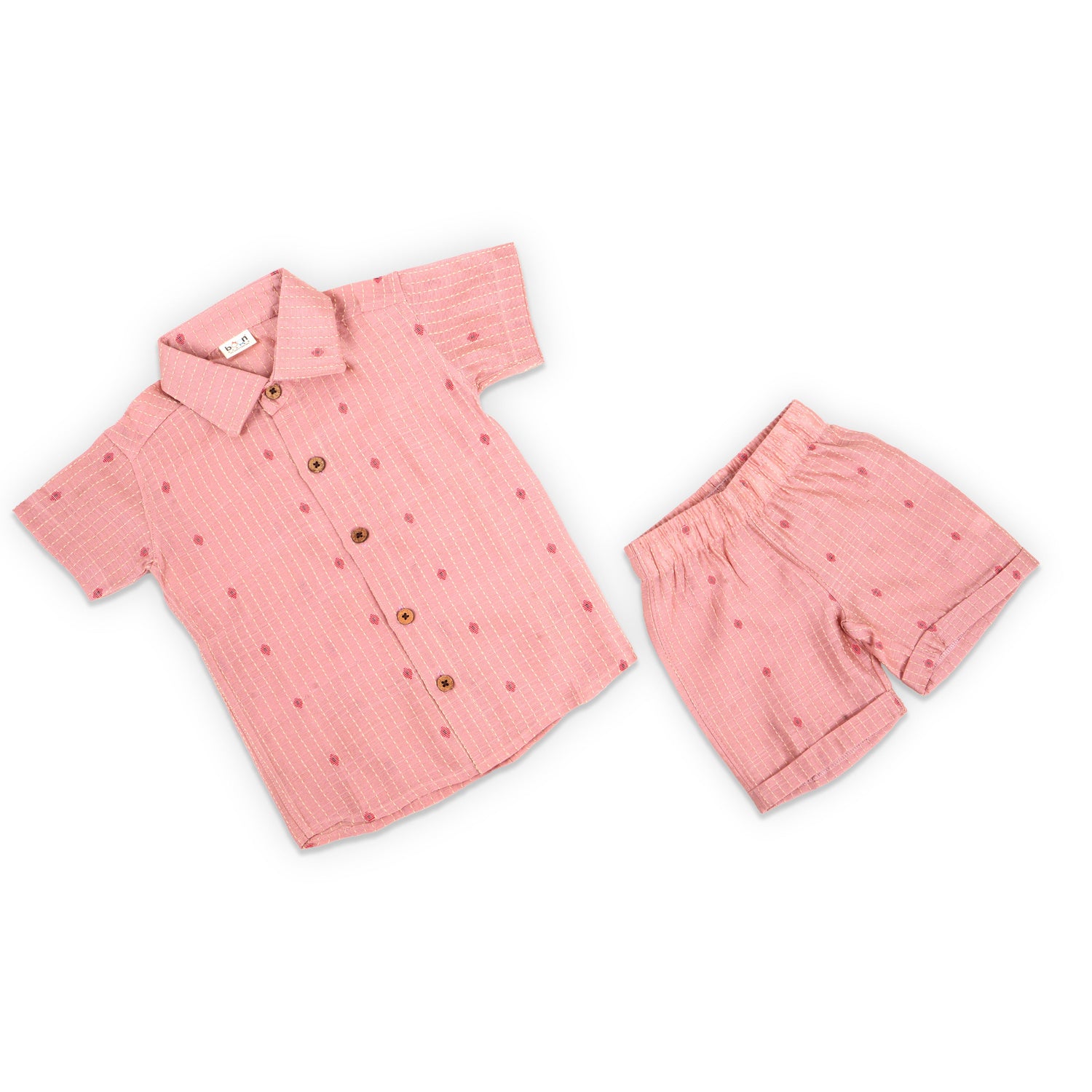 Elegant Boys South Cotton Shirt With Shorts