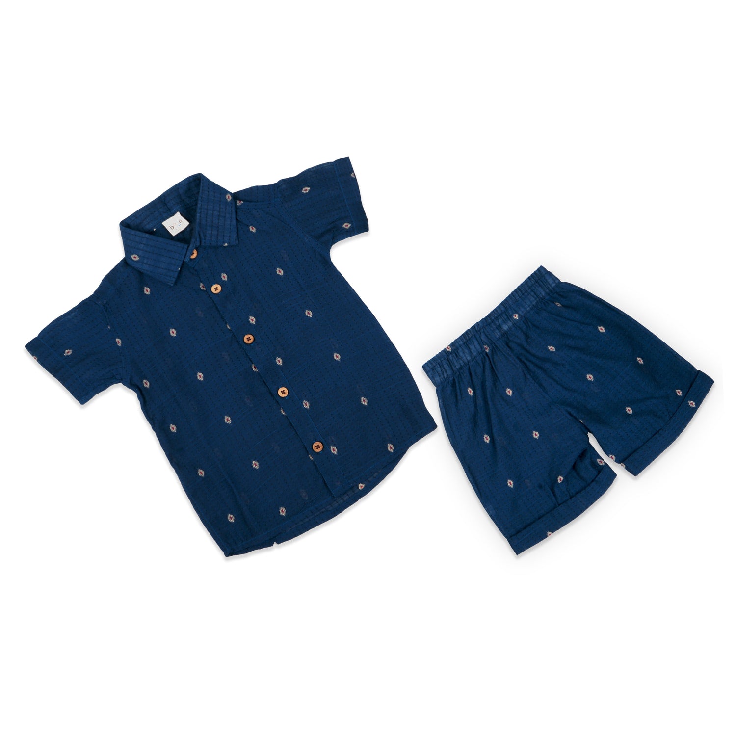 Elegant Boys South Cotton Shirt With Shorts