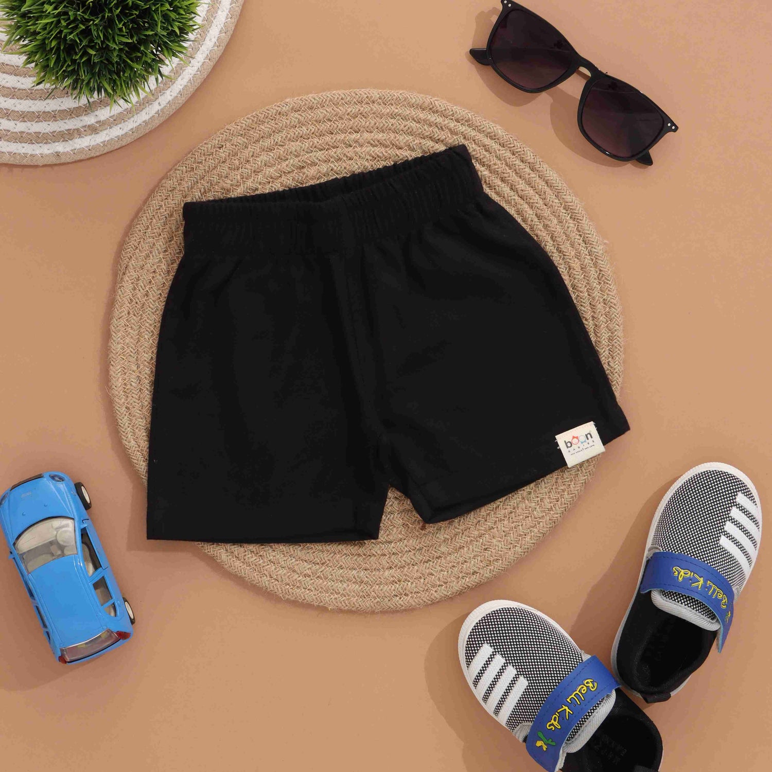 Playful Boys Comfortable Cotton Shorts - Essential Basics