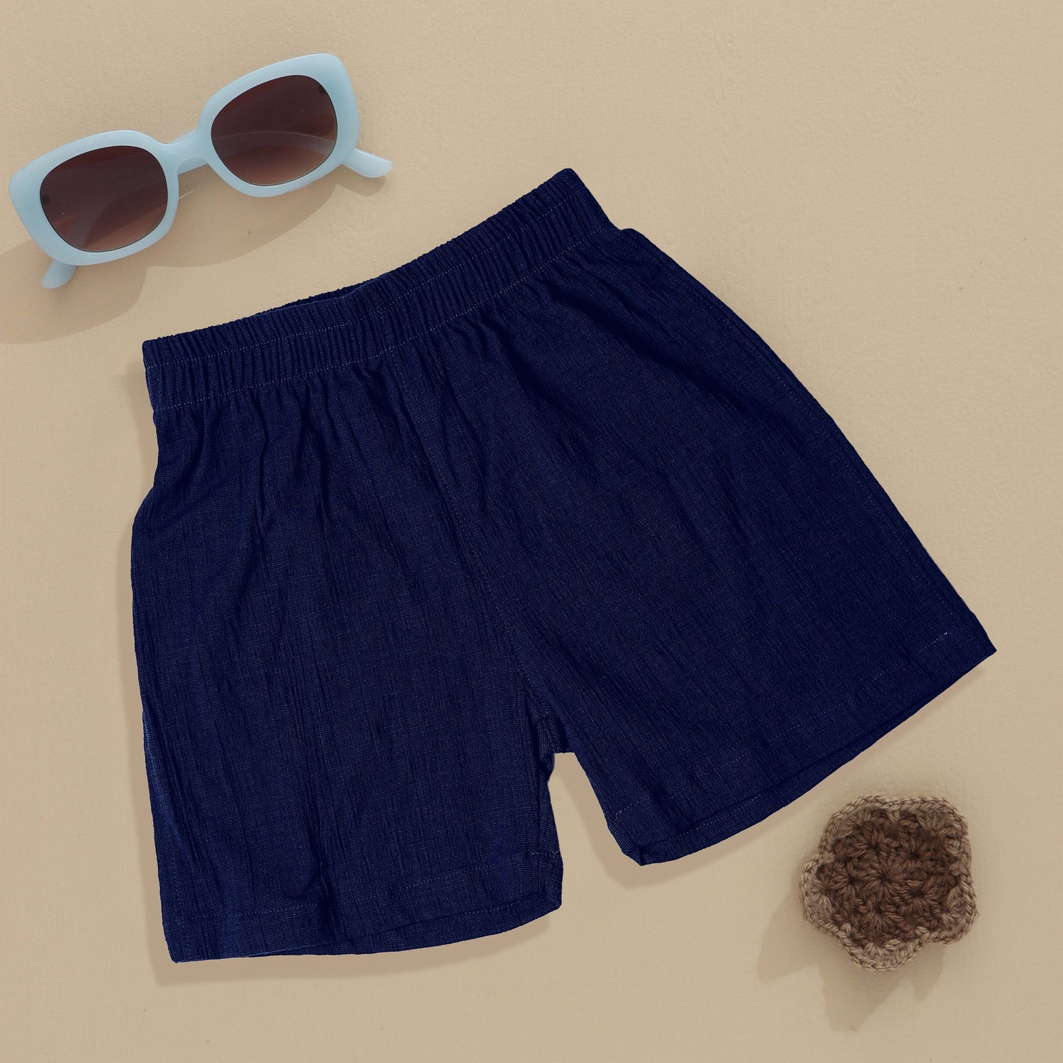 Boys' Solid Color Casual Shorts