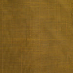 Mustard gold silk shirt with subtle golden stripes, folded beside a traditional white veshti – Boon Babies’ festive ethnicwear for boys in Coimbatore.