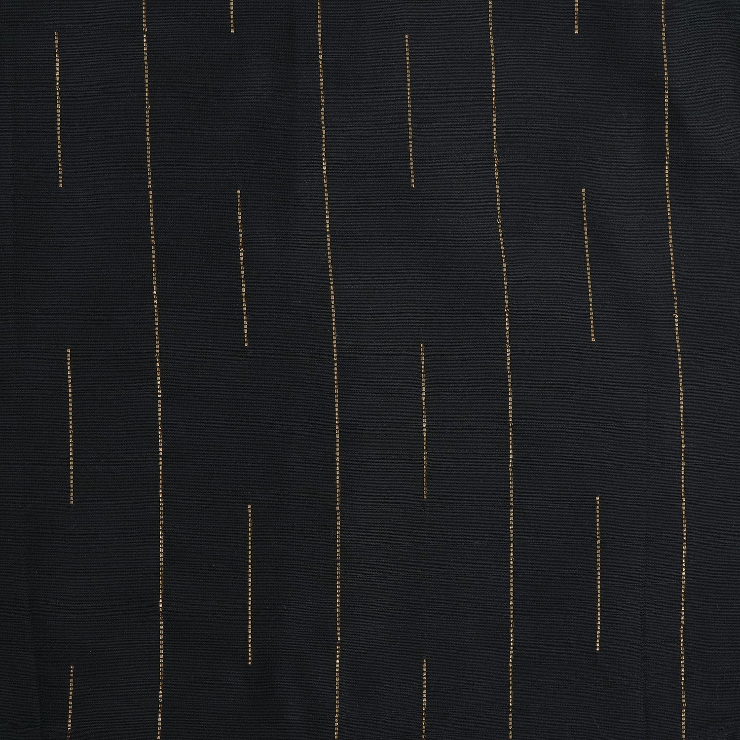 Folded black silk shirt with golden vertical lines, paired with traditional white veshti – premium ethnicwear for boys by Boon Babies, Coimbatore.