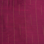 Boys magenta silk shirt neatly folded beside traditional white veshti – premium ethnicwear from Boon Babies.