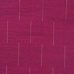 Magenta pink silk shirt for boys with gold vertical stripes, neatly folded beside a traditional white and gold dhoti – from Boon Babies ethnic wear collection.
