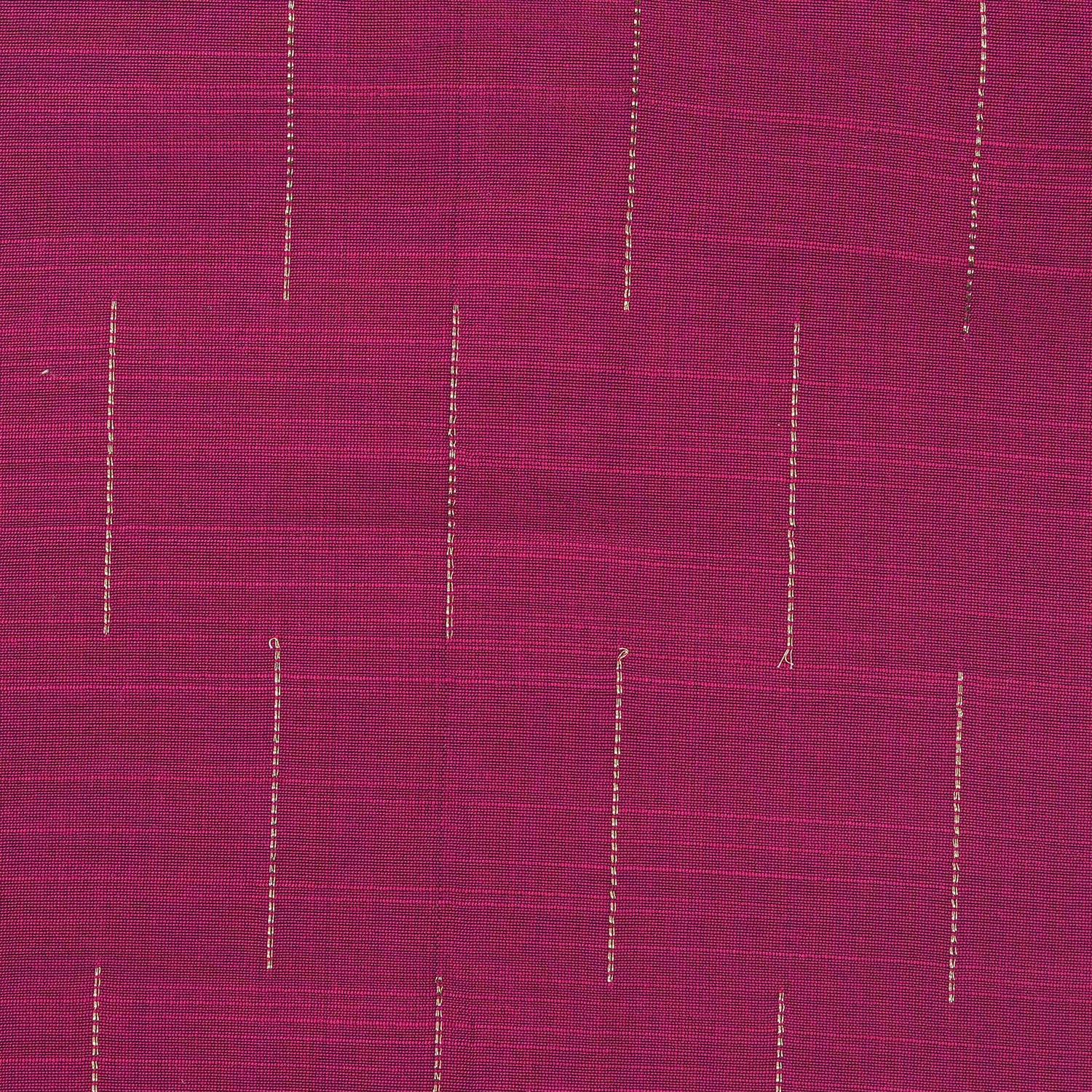 Magenta pink silk shirt for boys with gold vertical stripes, neatly folded beside a traditional white and gold dhoti – from Boon Babies ethnic wear collection.
