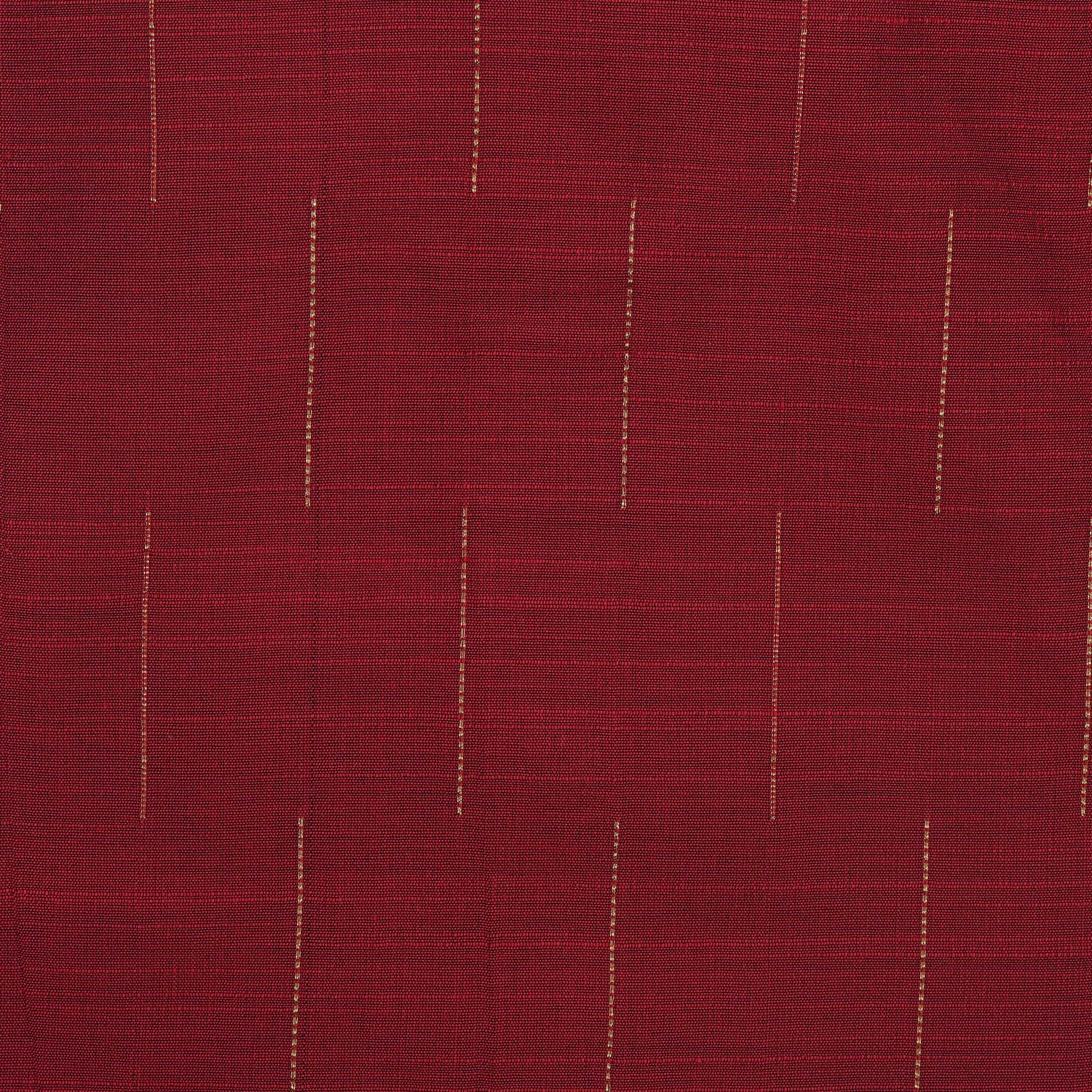 Bright red silk shirt for boys with golden stripes, paired with white pattu dhoti – Boon Babies ethnic wear collection.
