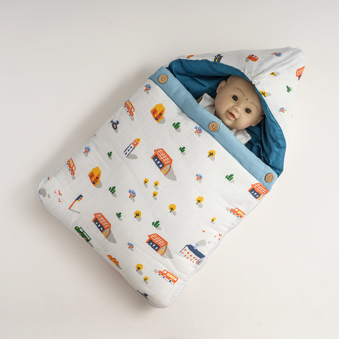 Boon Babies Elite Printed Baby Carry Bed Luxurious and Stylish