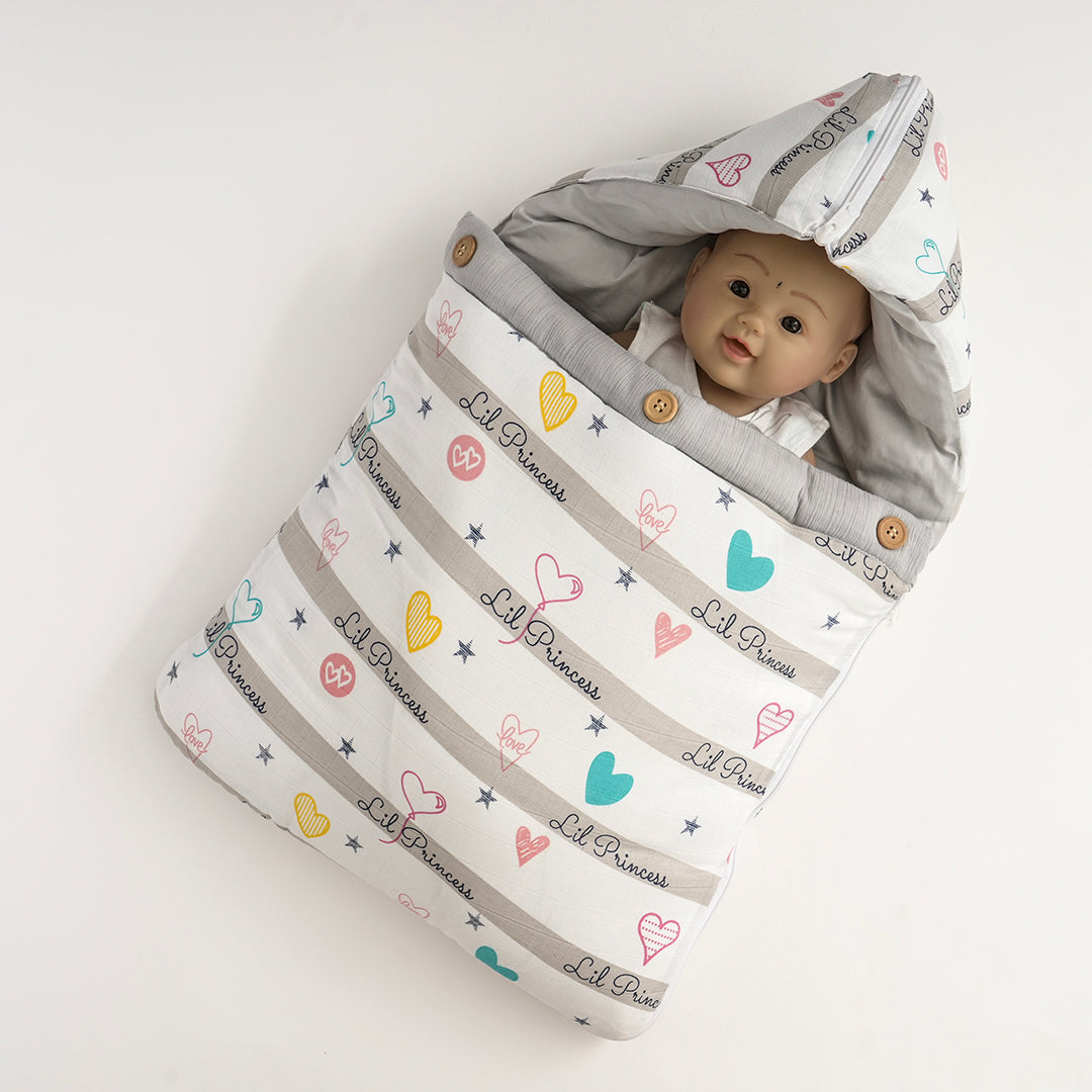 Boon Babies Chic Printed Baby Carry Bed Premium Baby Essentials