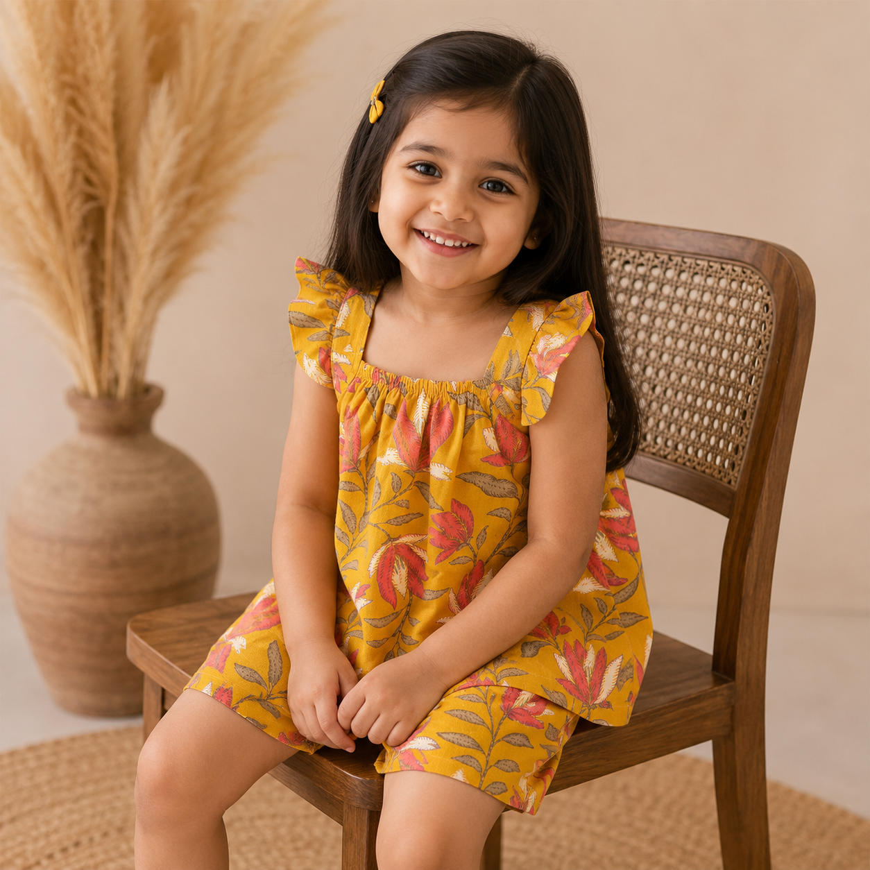 Girls Autumn Cotton Co-ord Set