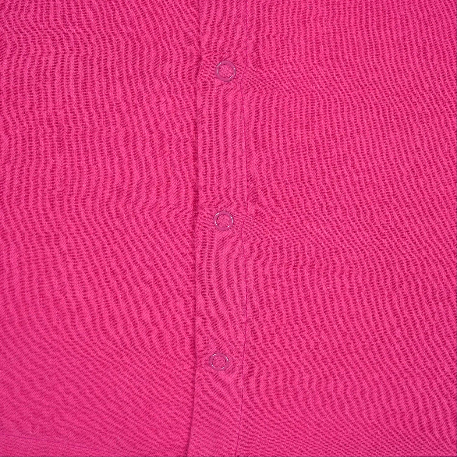 Bright Pink Muslin Jabla & Shorts Set – Soft & Stylish Comfort for Babies