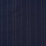 Navy blue silk ethnic shirt for boys aged 12 months to 5 years, with button front and traditional vertical weave – from Boon Babies festive babywear collection.
