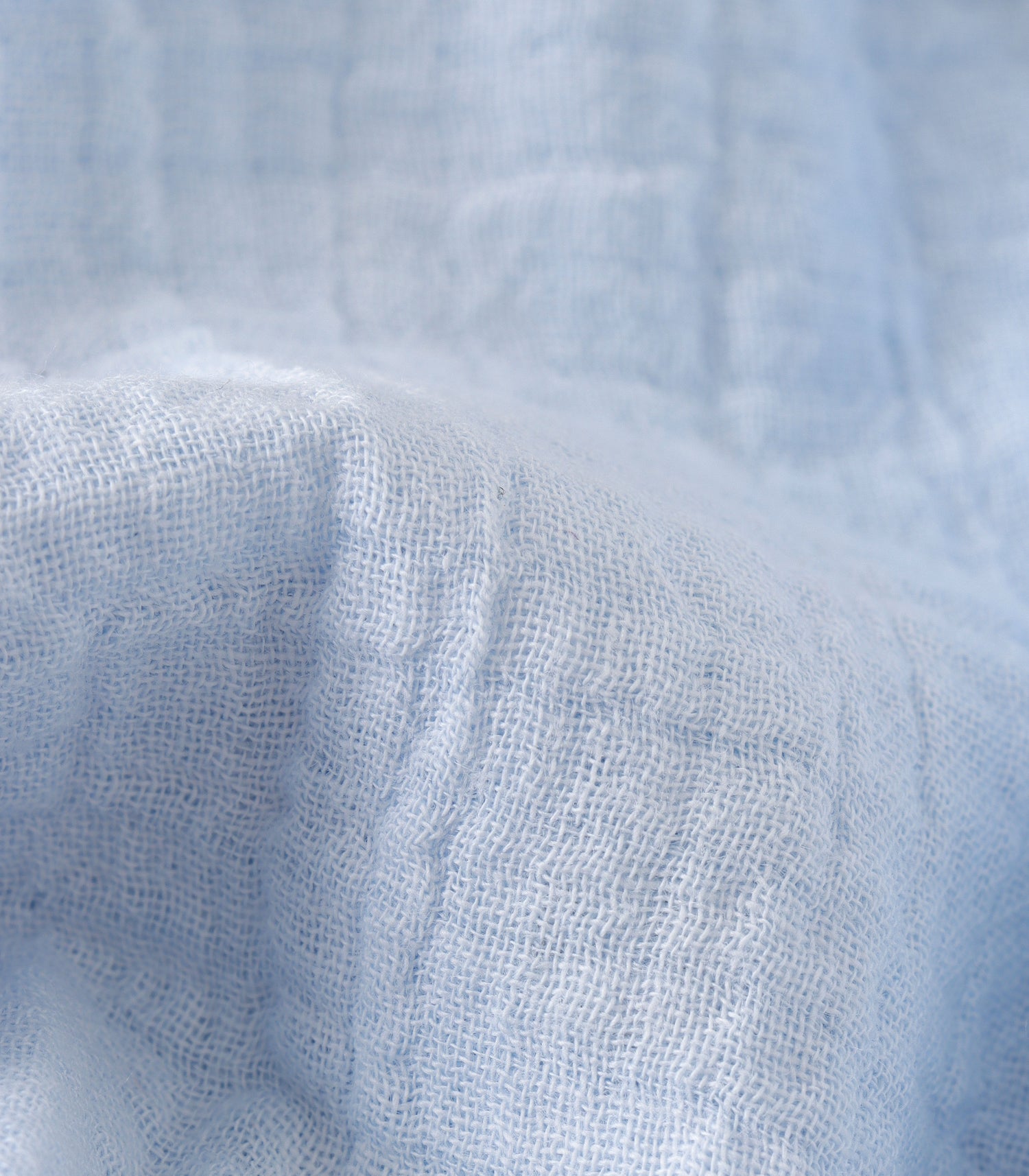 Sky Mist Crinkled Muslin Jabla & Shorts Set – Airy Comfort for Babies